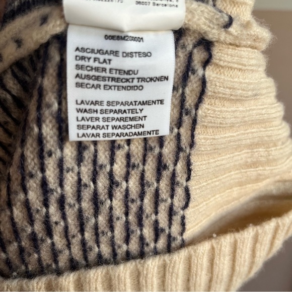 Diesel Bandits Rare 100% Wool Russian Gangster Turtleneck Sweater Tattoo in L - Picture 13 of 13